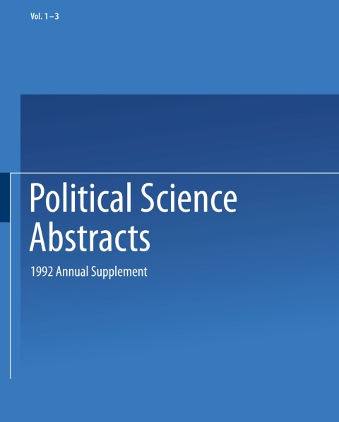 Political Science Abstracts 