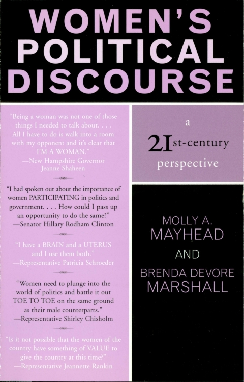Cover image for book Women's Political Discourse