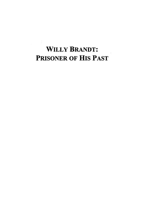 Cover image for book Willy Brandt