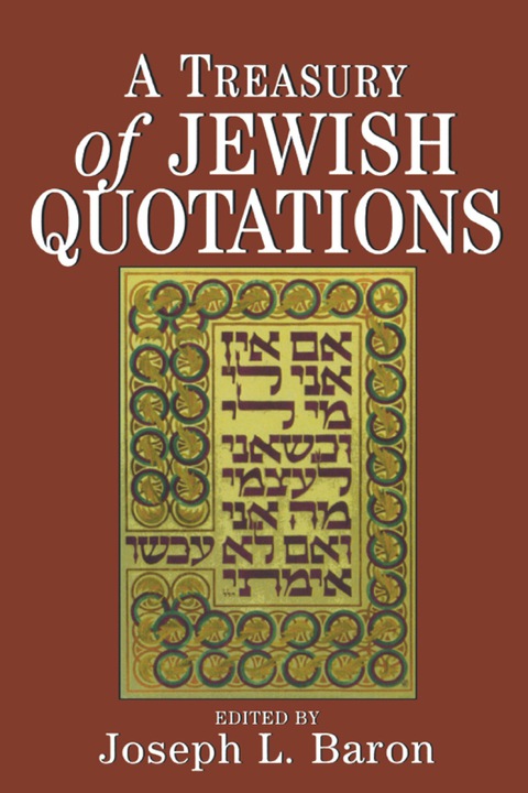 Cover image for book A Treasury of Jewish Quotations