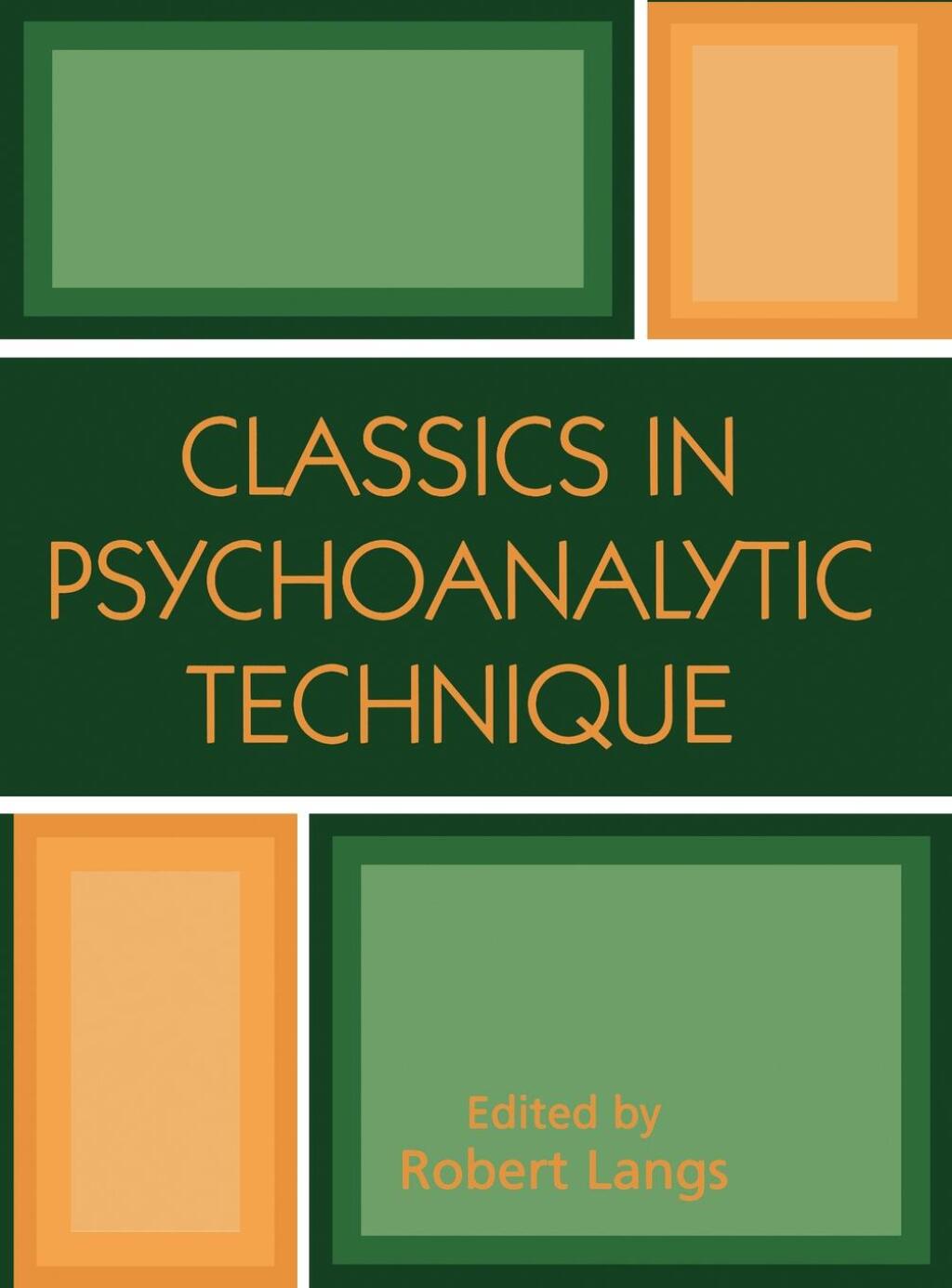 Reflowable Classics in Psychoanalytic Technique; $94.81