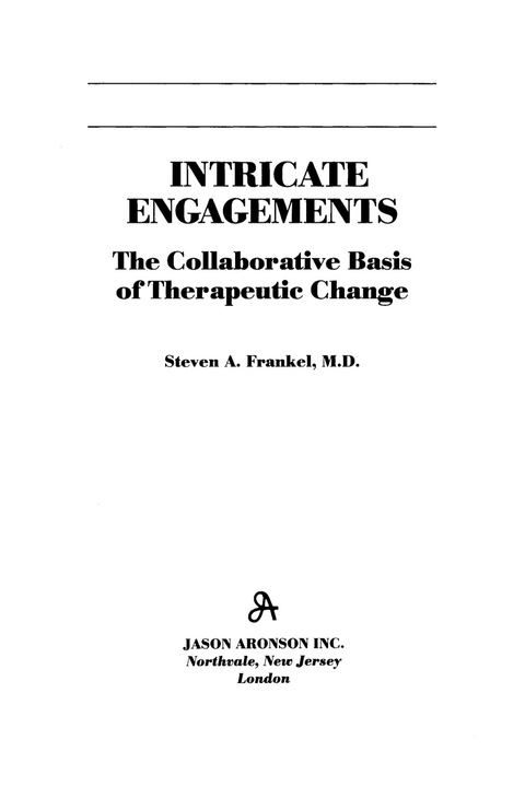 Cover image for book Intricate Engagements