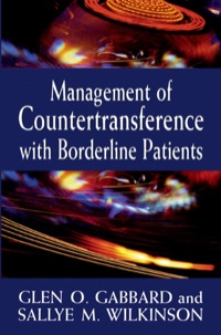 Cover image: Management of Countertransference with Borderline Patients 9780765702630
