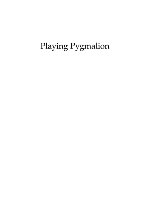 Cover image for book Playing Pygmalion