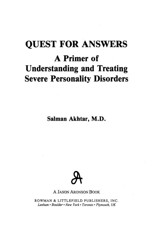 Cover image for book Quest for Answers