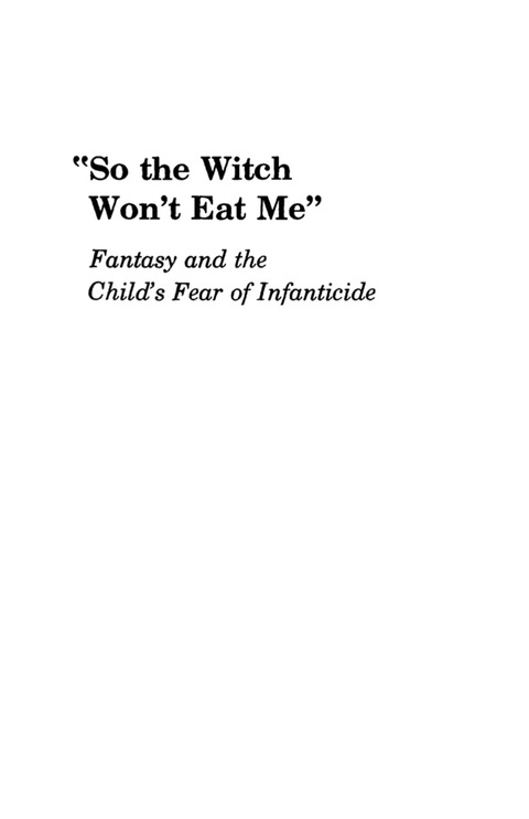 Cover image for book So the Witch Won't Eat Me
