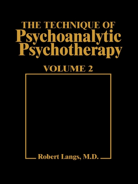Cover image for book Technique of Psychoanalytic Psychotherapy Vol. II