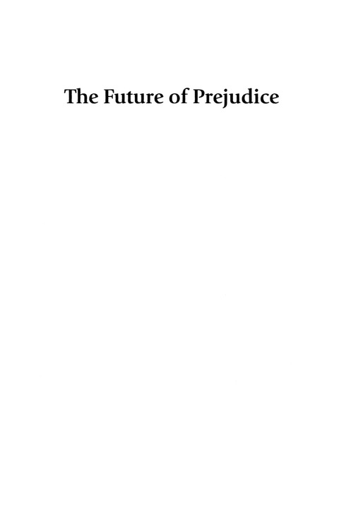 Cover image for book The Future of Prejudice