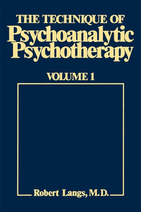 Cover image for book The Technique of Psychoanalytic Psychotherapy