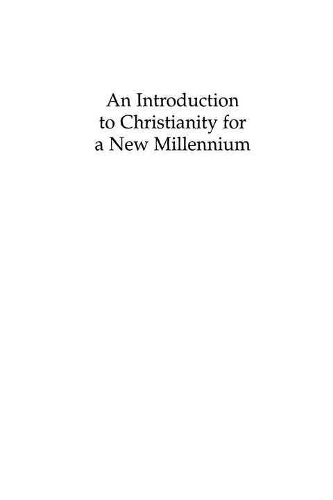 Introduction to Christianity for a New Millennium 