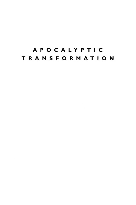 Cover image for book Apocalyptic Transformation