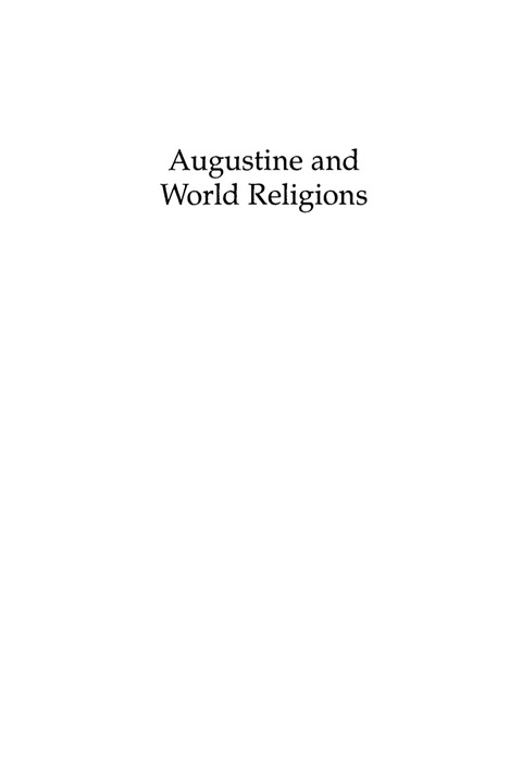 Cover image for book Augustine and World Religions