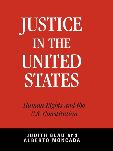 Cover image for book Justice in the United States