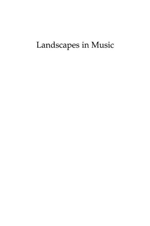 Landscapes in Music 