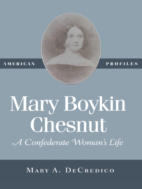 Cover image for book Mary Boykin Chesnut