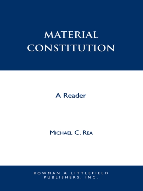 Cover image for book Material Constitution