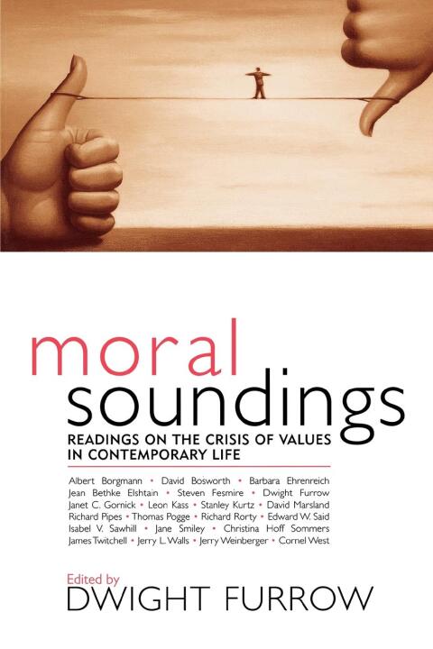 Cover image for book Moral Soundings