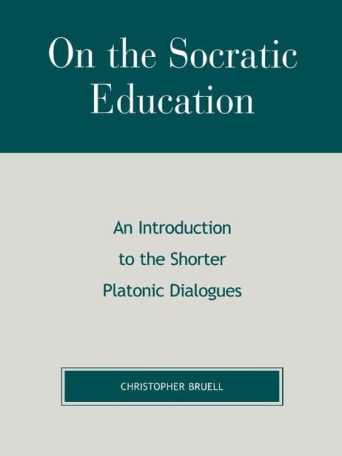 Cover image for book On the Socratic Education