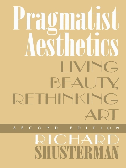 Cover image for book Pragmatist Aesthetics