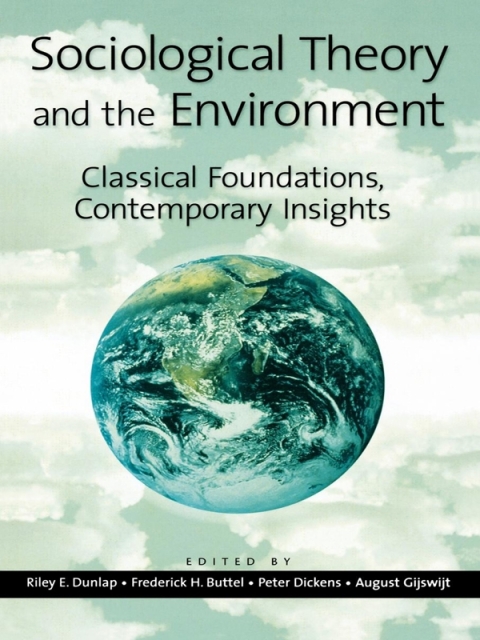 Cover image for book Sociological Theory and the Environment