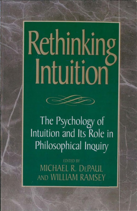 Cover image for book Rethinking Intuition