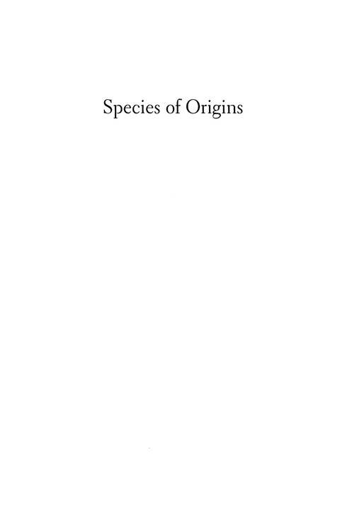 Species of Origins 