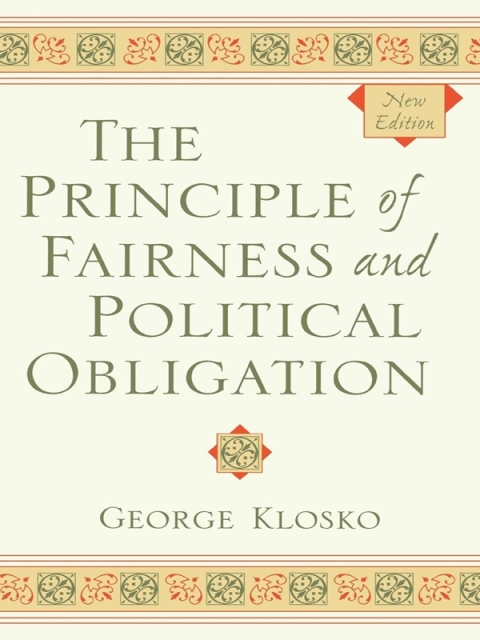Cover image for book The Principle of Fairness and Political Obligation