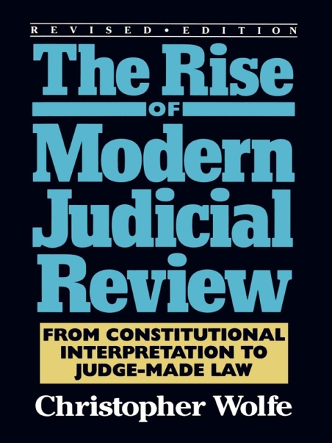 Cover image for book The Rise of Modern Judicial Review