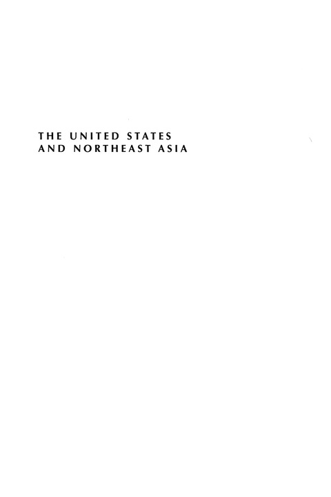 United States and Northeast Asia 