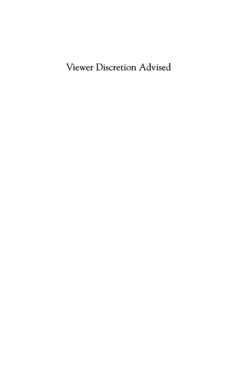 Cover image for book Viewer Discretion Advised