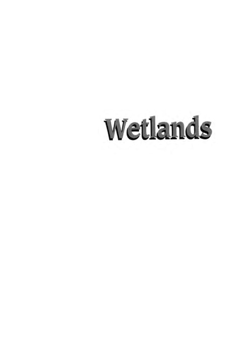 Cover image for book Wetlands