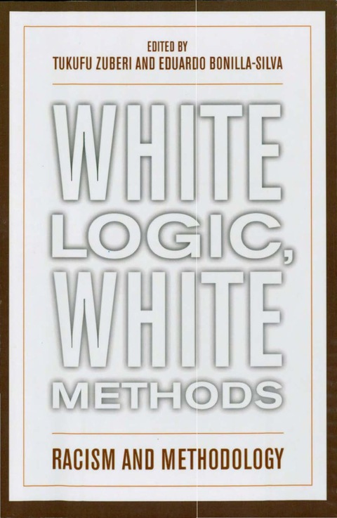 Cover image for book White Logic, White Methods