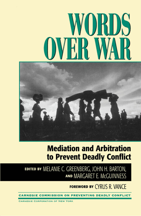 Cover image for book Words Over War