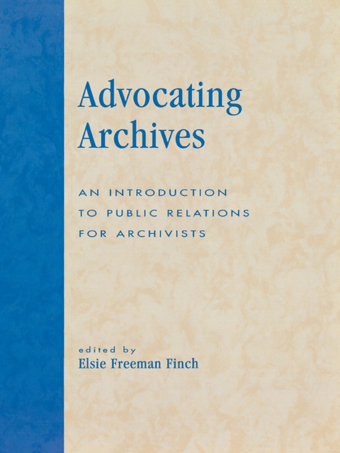 Cover image for book Advocating Archives