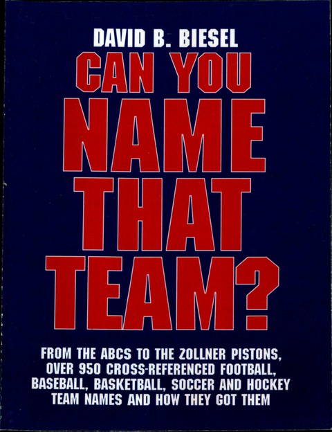Cover image for book Can You Name that Team?