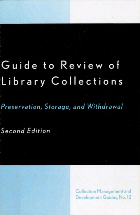 Cover image for book Guide to Review of Library Collections