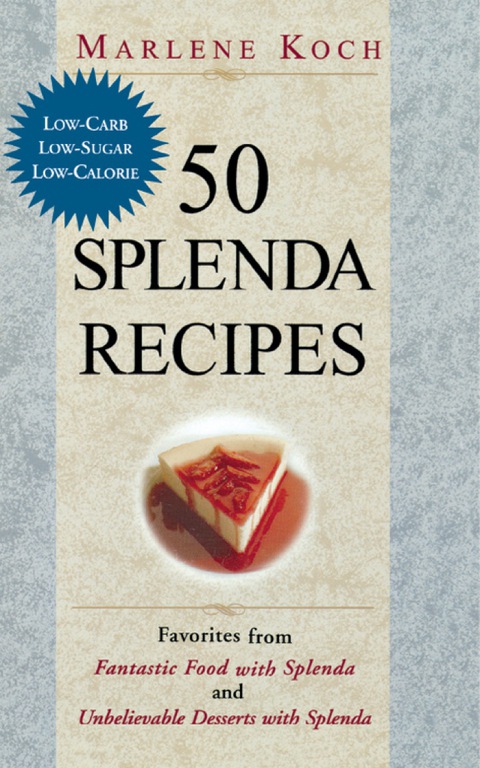 Cover image for book 50 Splenda Recipes