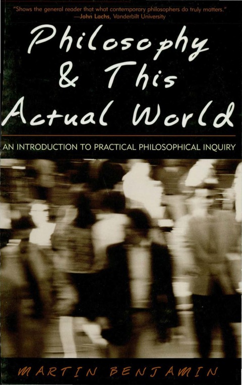 Cover image for book Philosophy & This Actual World