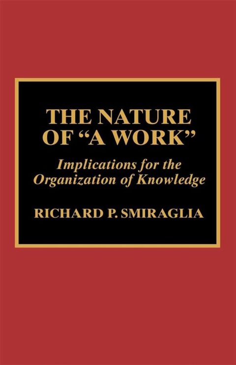 Cover image for book The Nature of 'A Work'