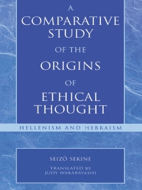 Titelbild: A Comparative Study of the Origins of Ethical Thought 9780742532403