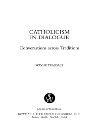 Cover image: Catholicism in Dialogue 9780742531772