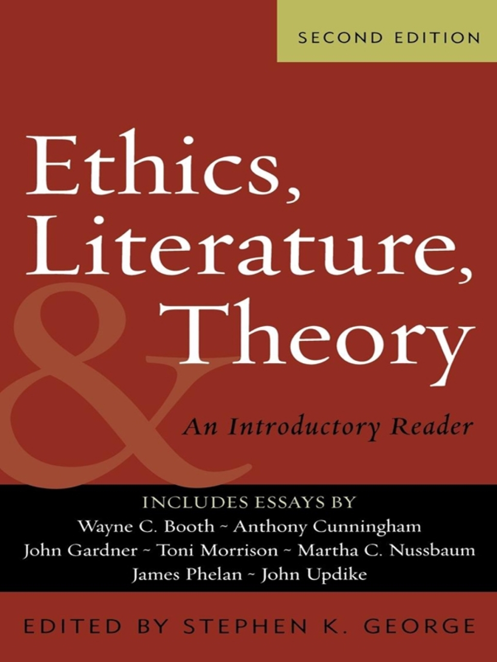 Reflowable Ethics, Literature, and Theory; $44.12