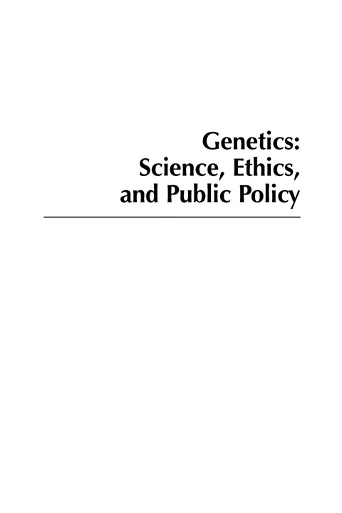 Cover image for book Genetics