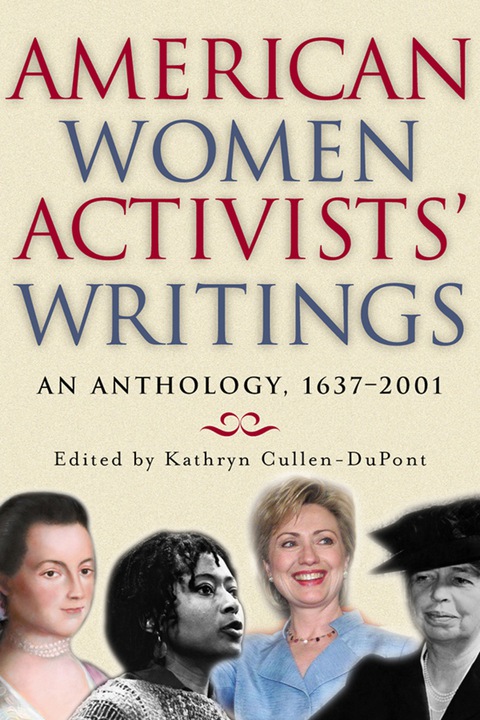 Cover image for book American Women Activists' Writings