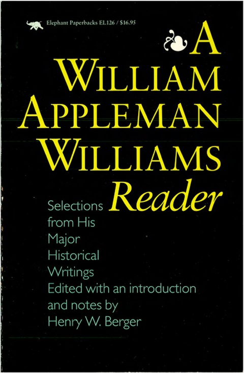 Cover image for book A William Appleman Williams Reader