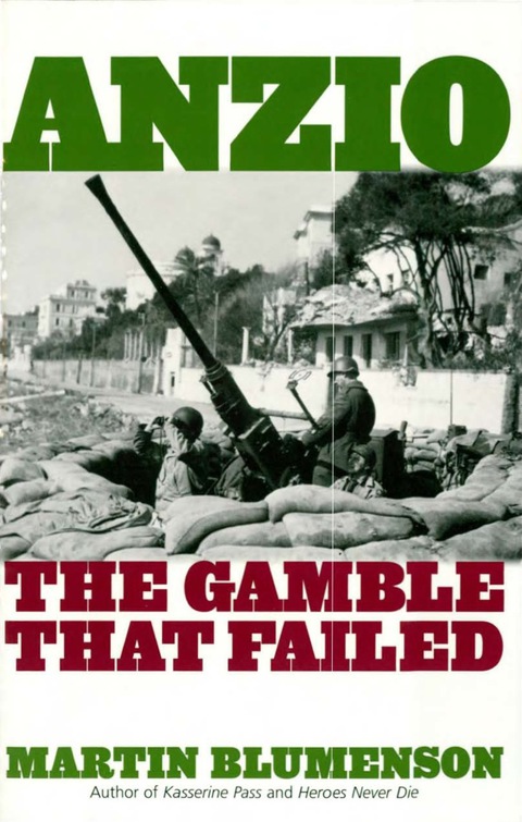 Cover image for book Anzio