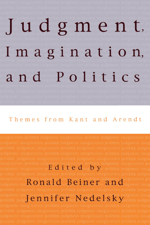 Cover image for book Judgment, Imagination, and Politics