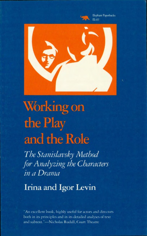 Cover image for book Working on the Play and the Role