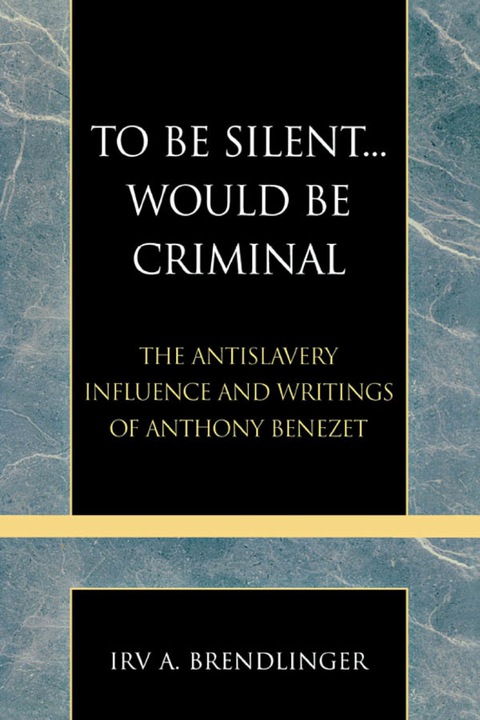 Cover image for book To Be Silent... Would be Criminal