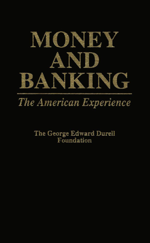 Cover image for book Money and Banking